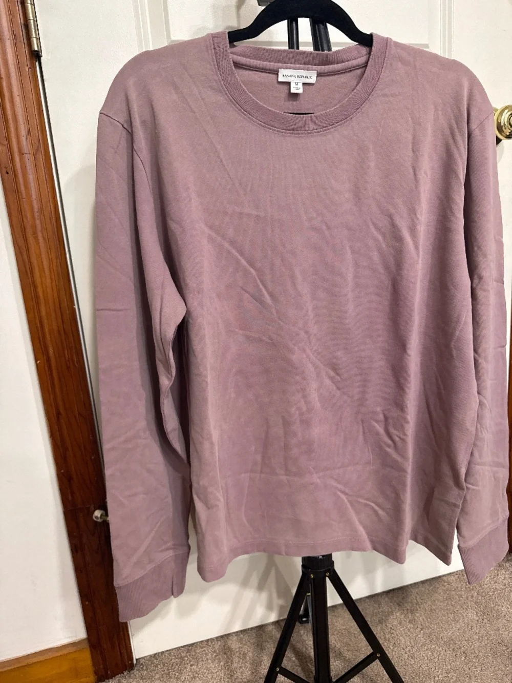 Purple Banana Republic Long-sleeve t-shirt